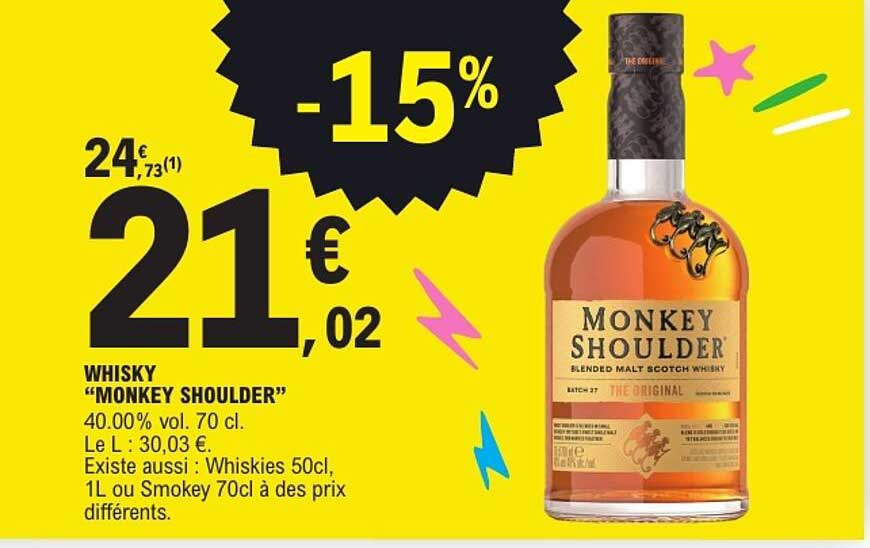 WHISKY “MONKEY SHOULDER”