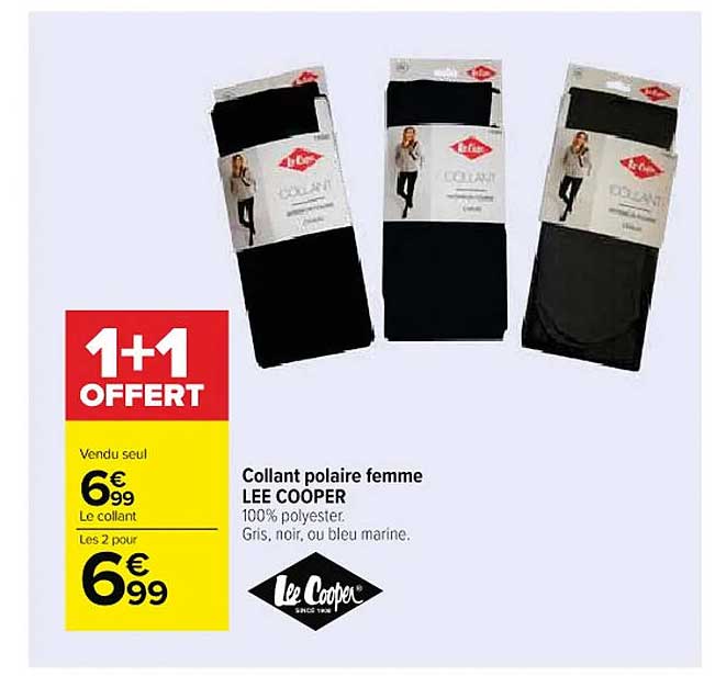 Collant polaire femme LEE COOPER