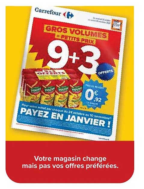 GROS VOLUMES = PETITS PRIX