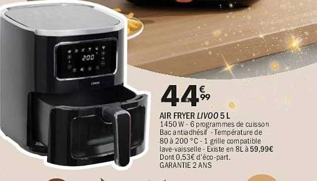 AIR FRYER LIVOO 5 L