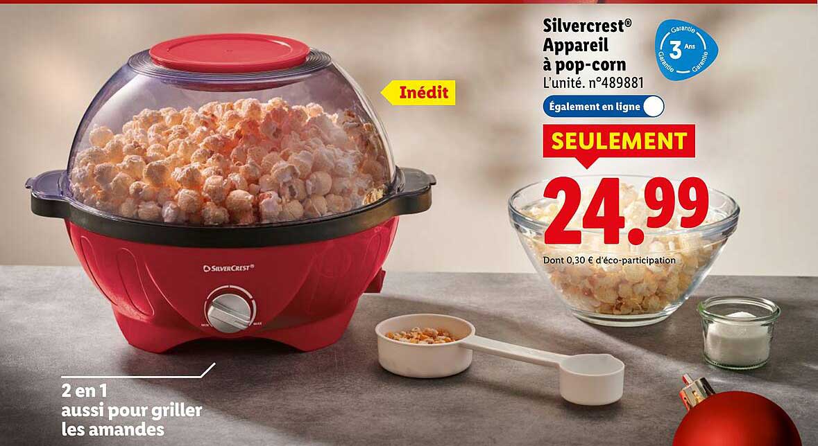 Appareil à pop-corn Silvercrest®