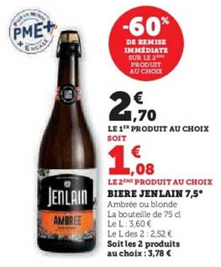 BIERE JENLAIN 7,5°