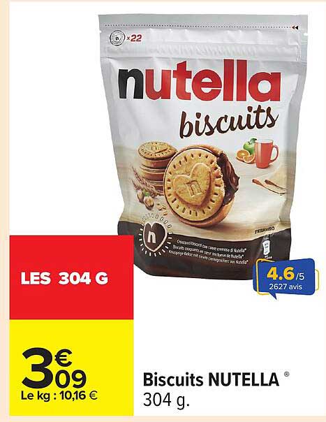Biscuits NUTELLA® 304 g