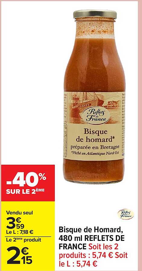 Bisque de Homard, 480 ml REFLETS DE FRANCE