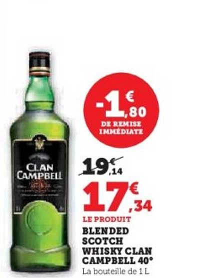 Blended Scotch Whisky Clan Campbell 40°