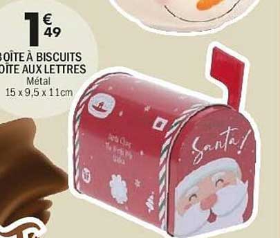 BOÎTE À BISCUITS BOÎTE AUX LETTRES