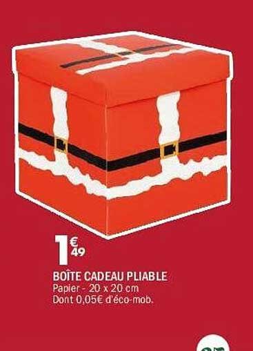 BOÎTE CADEAU PLIABLE