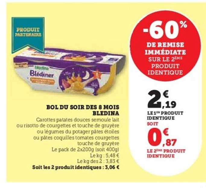 BOL DU SOIR DES 8 MOIS BLEDINA