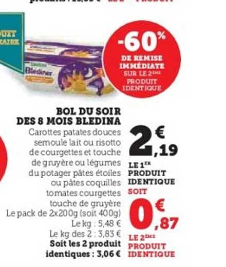 BOL DU SOIR DES 8 MOIS BLEDINA