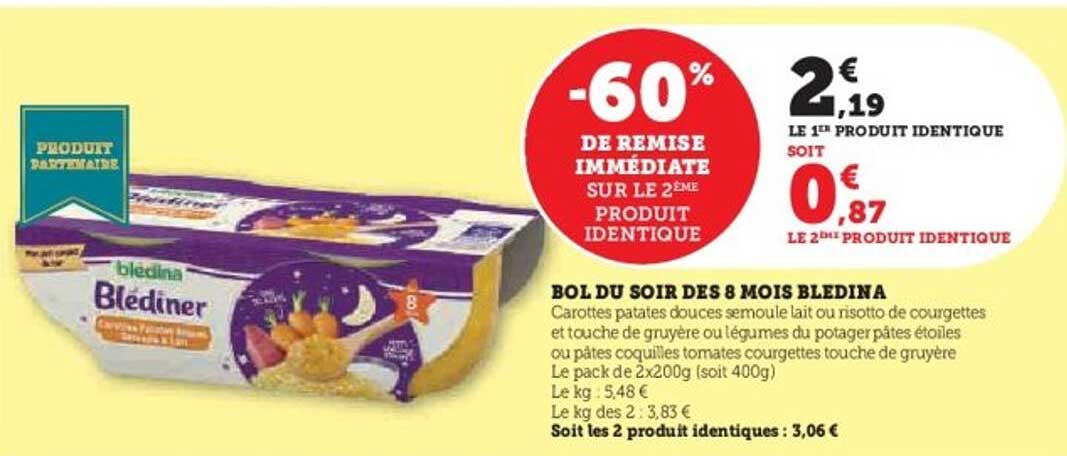 BOL DU SOIR DES 8 MOIS BLEDINA