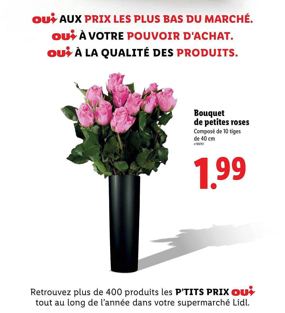 Bouquet de petites roses