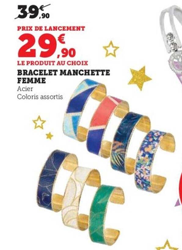 BRACELET MANCHETTE FEMME