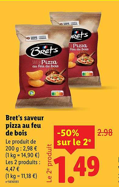 Bret's saveur pizza au feu de bois