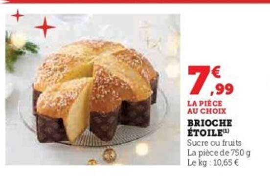 BRIOCHE ÉTOILE