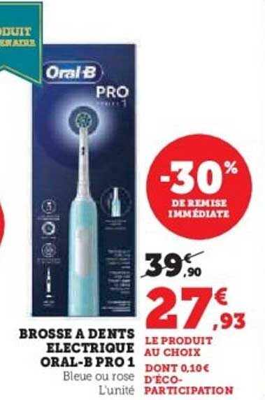 BROSSE A DENTS ELECTRIQUE ORAL-B PRO 1