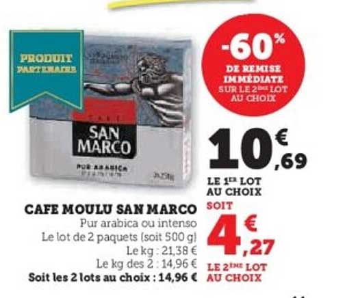 CAFE MOULU SAN MARCO
