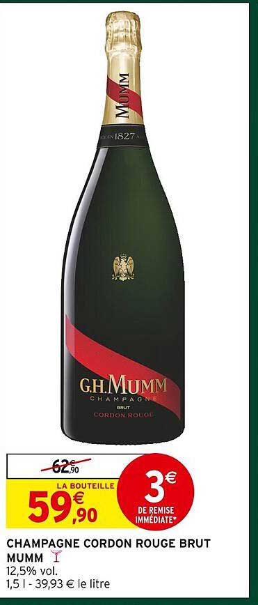 CHAMPAGNE CORDON ROUGE BRUT MUMM