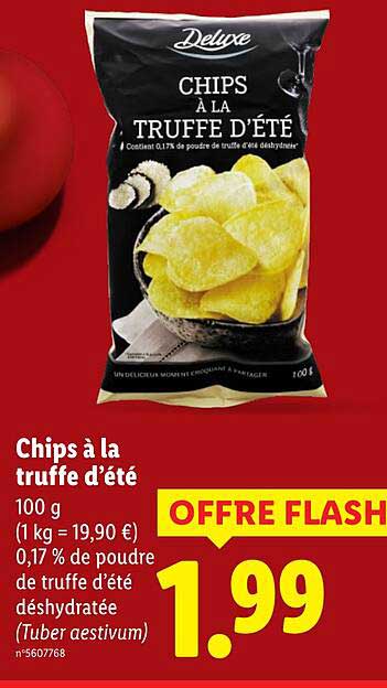 Chips à la truffe d'été