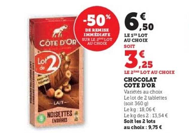 CHOCOLAT COTE D'OR