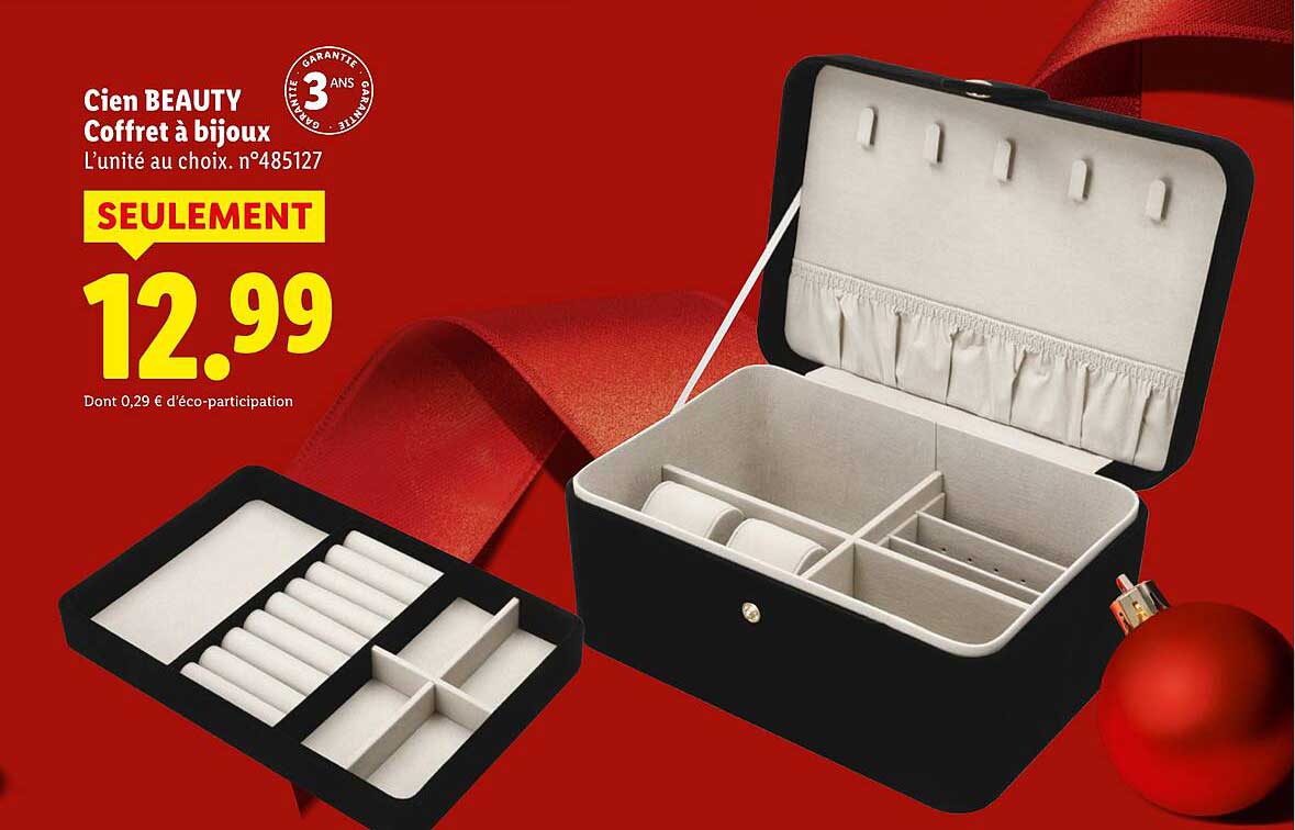 Cien BEAUTY Coffret à bijoux