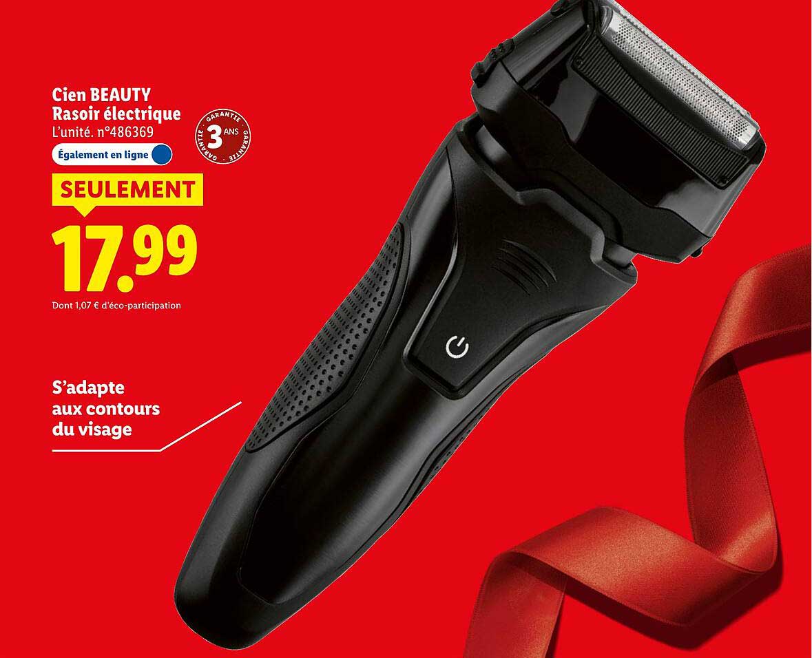 Cien BEAUTY Rasoir électrique