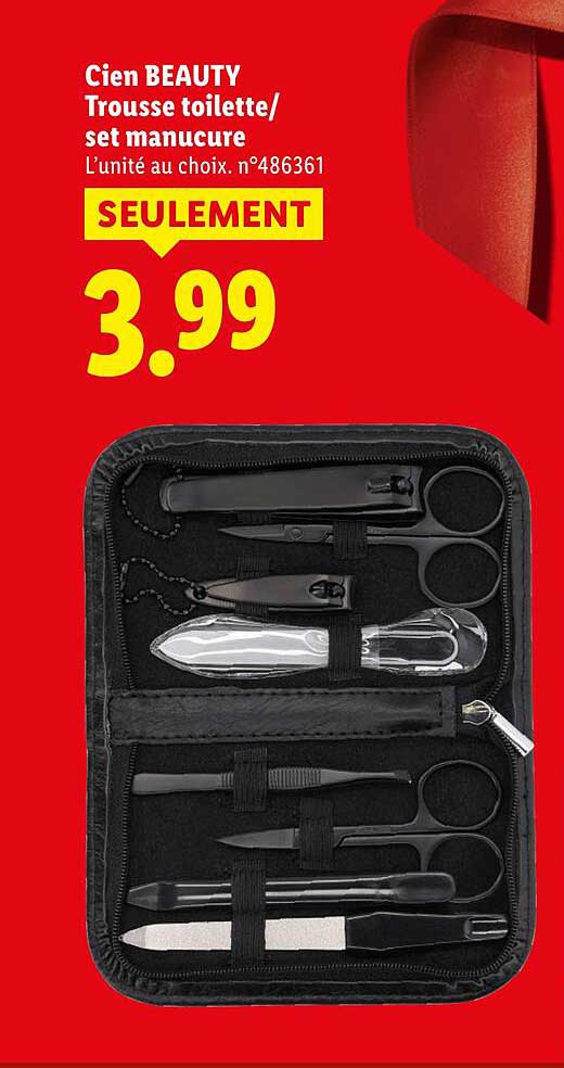 Cien BEAUTY Trousse toilette/set manucure