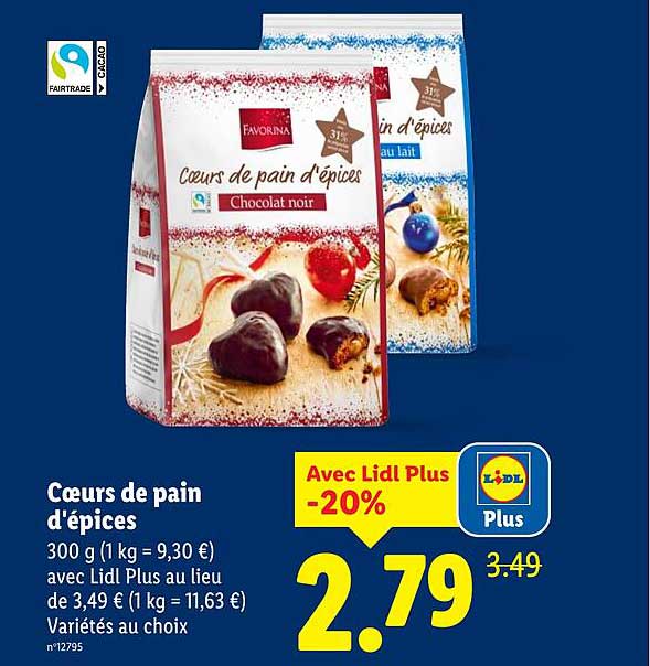 Cœurs de pain d'épices