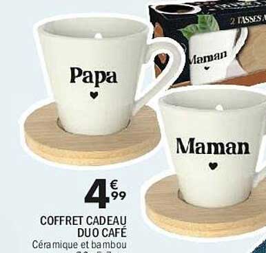 COFFRET CADEAU DUO CAFÉ