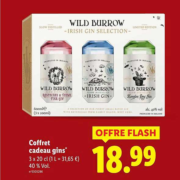 Coffret cadeau gins*