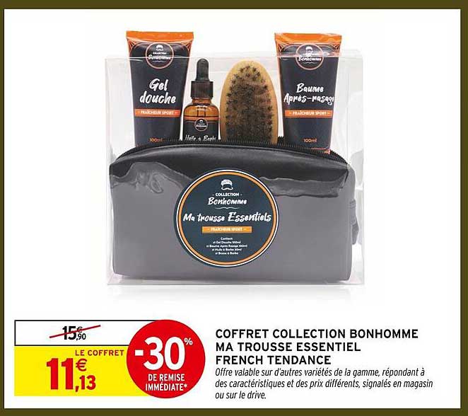 COFFRET COLLECTION BONHOMME MA TROUSSE ESSENTIEL FRENCH TENDANCE