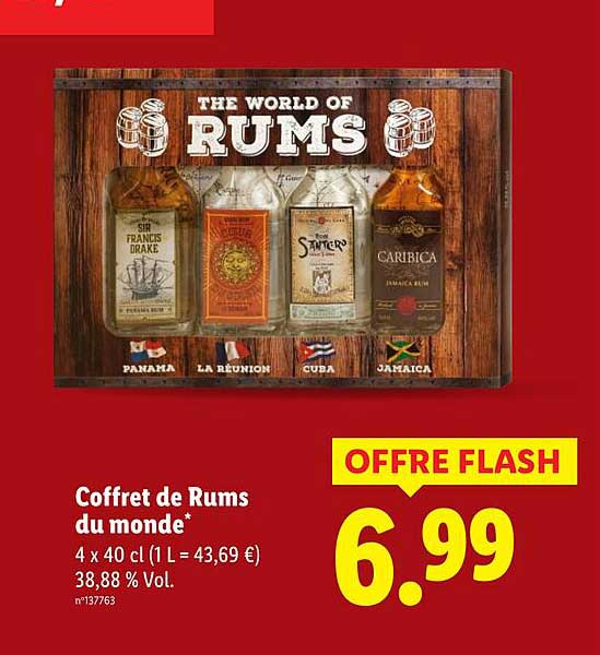 Coffret de Rums du monde*