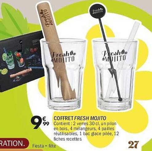 COFFRET FRESH MOJITO