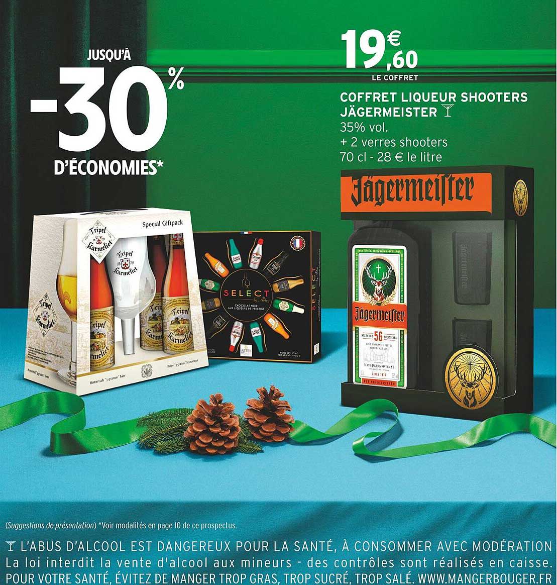 COFFRET LIQUEUR SHOOTERS JÄGERMEISTER