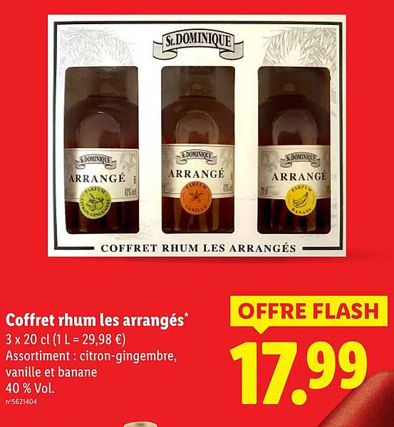 Coffret rhum les arrangés*