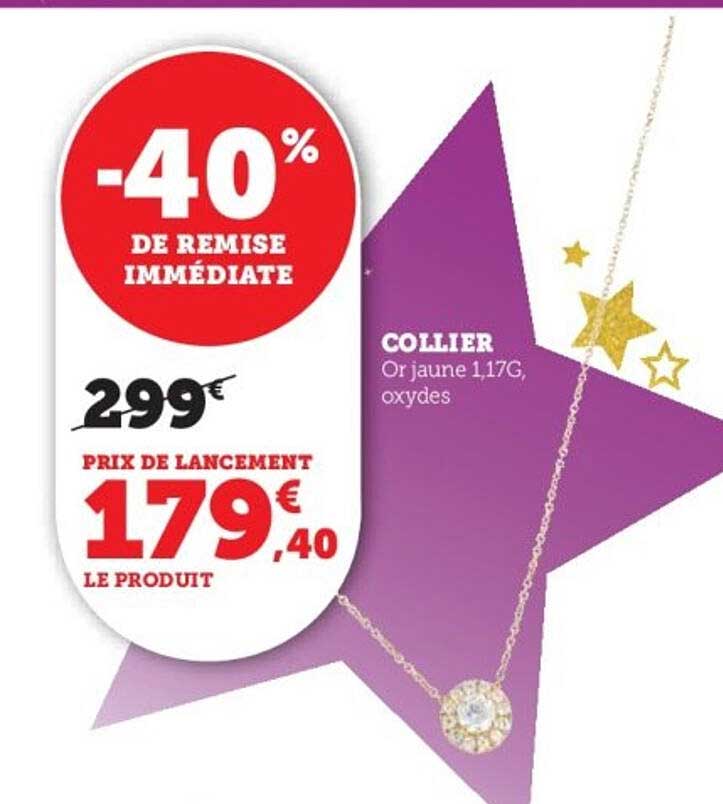 COLLIER Or jaune 1,17G, oxydes