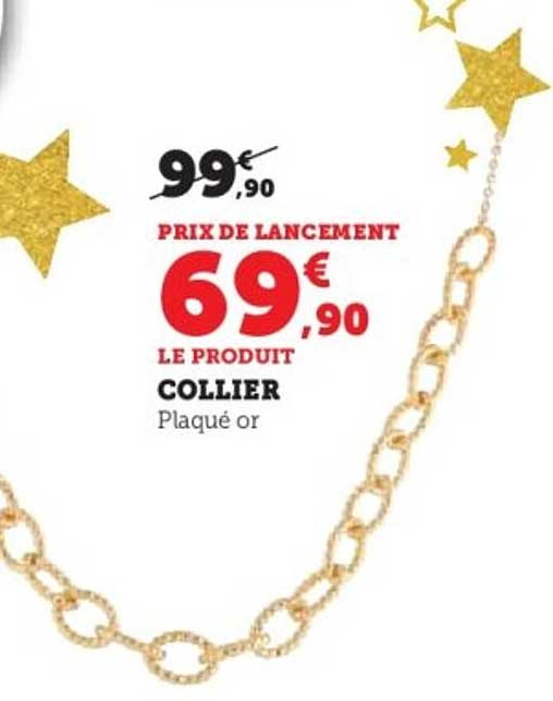 COLLIER Plaqué or