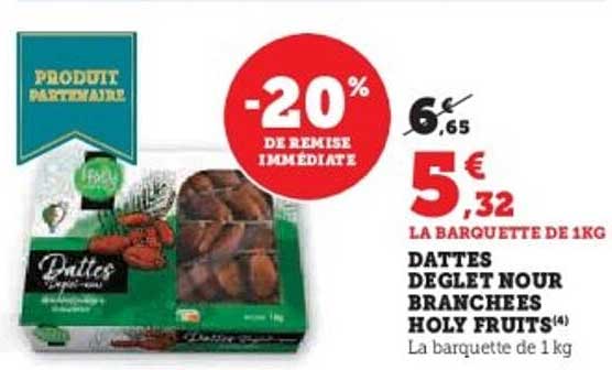 DATTES DEGLET NOUR BRANCHÉES HOLY FRUITS
