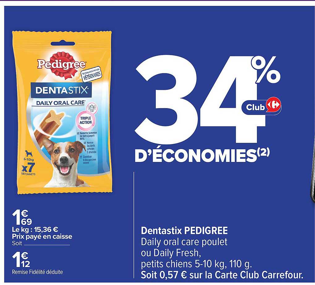 Dentastix PEDIGREE Daily Oral Care