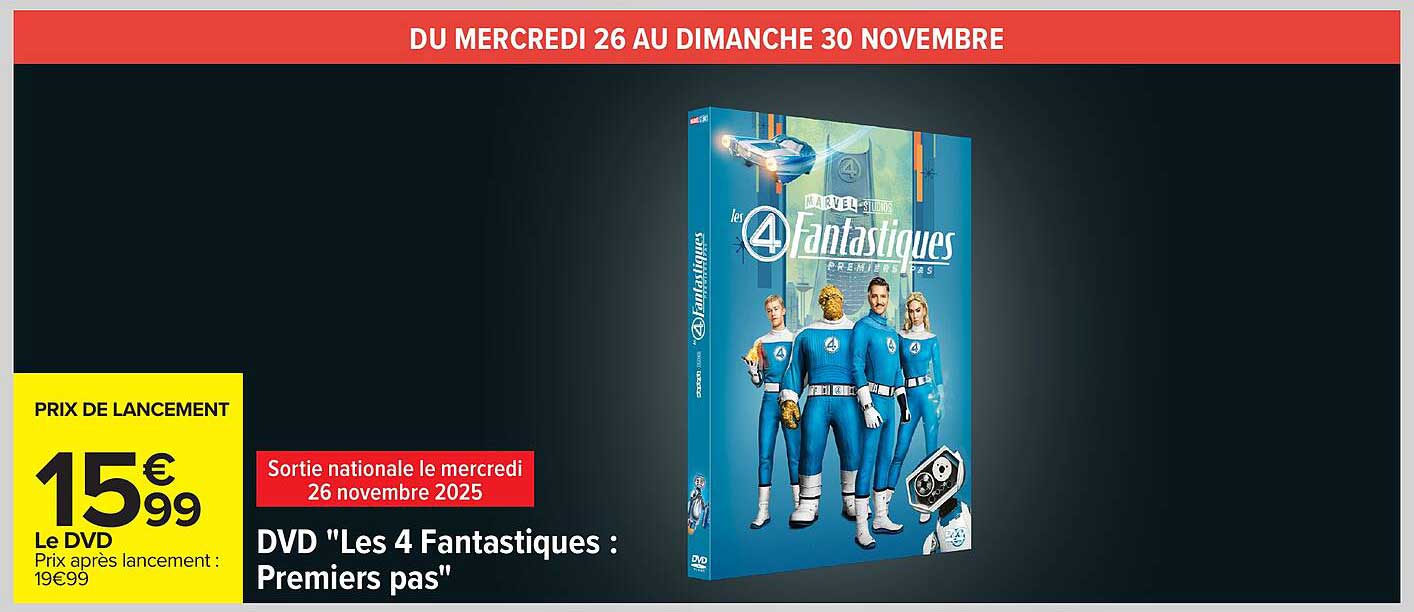 DVD "Les 4 Fantastiques : Premiers pas"