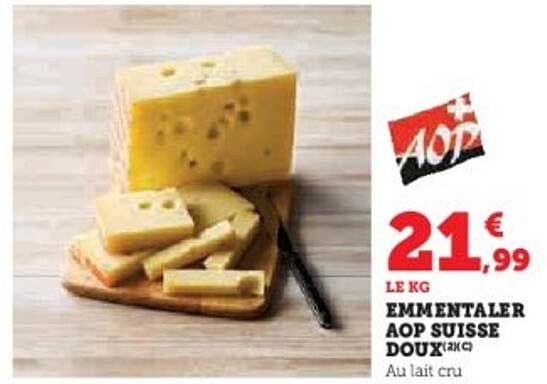 EMMENTALER AOP SUISSE DOUX