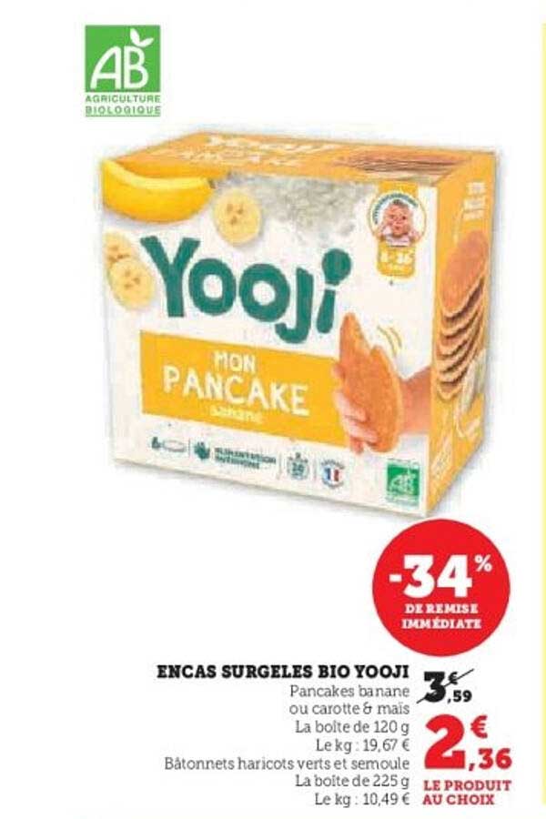 ENCAS SURGELES BIO YOOJI