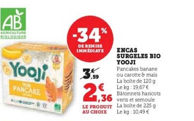 ENCAS SURGELES BIO YOOJI