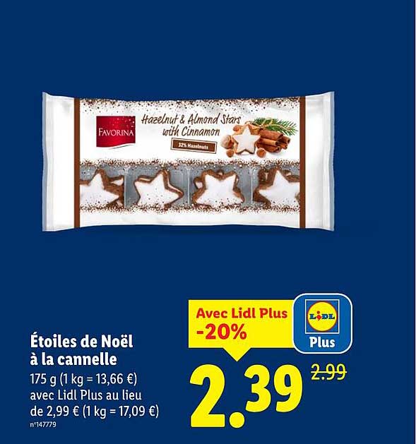 Étoiles de Noël à la cannelle