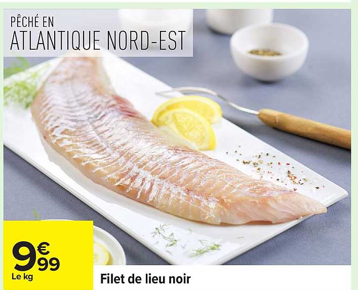 Filet de lieu noir