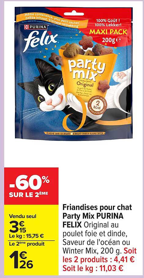 Friandises pour chat Party Mix PURINA FELIX Original