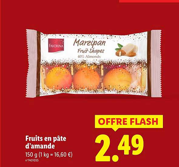 Fruits en pâte d’amande