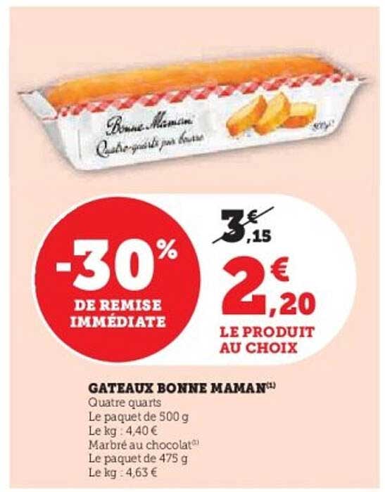GATEAUX BONNE MAMAN