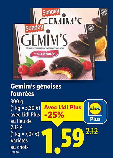 Gemim’s gâteaux fourrés