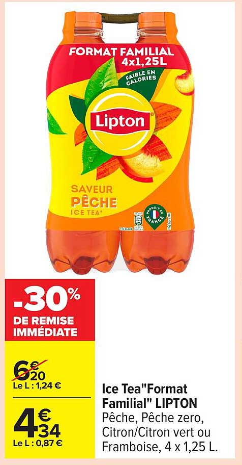 Ice Tea"Format Familial" LIPTON