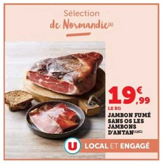 JAMBON FUMÉ SANS OS LES JAMBONS D'ANTAN